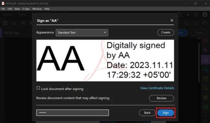 Which adobe allows you to sign documents?