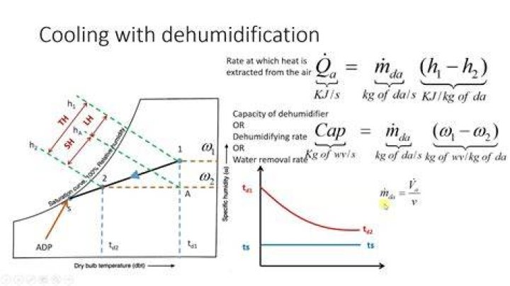 Which cooling coil is selected for maximum dehumidification?