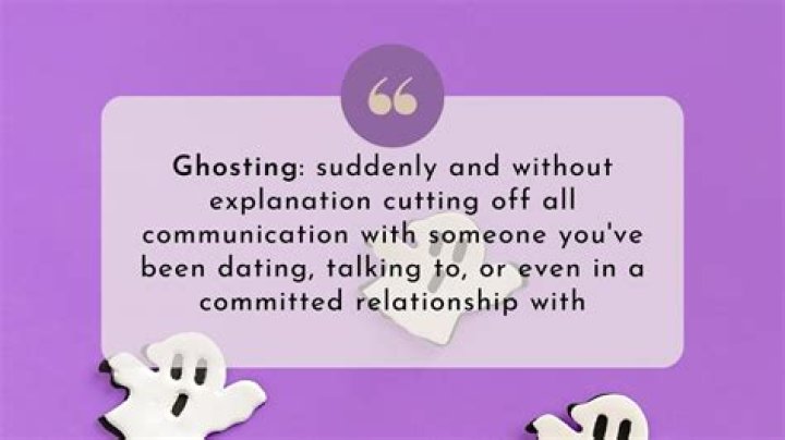Who is ghosting dating?