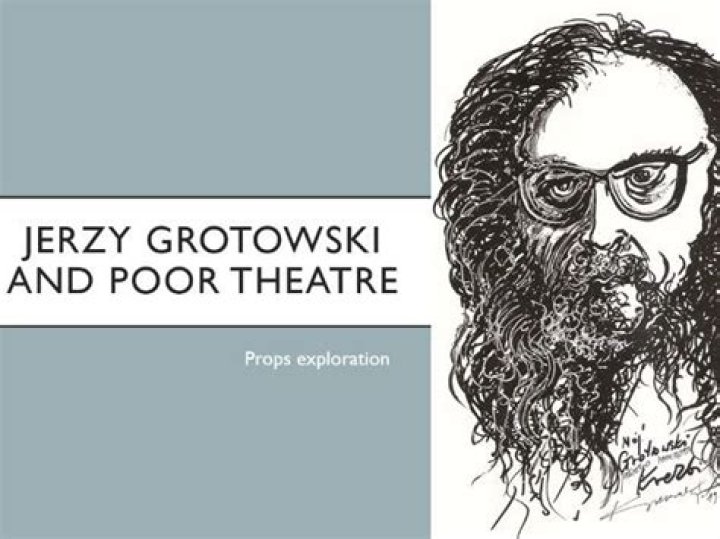 Why did grotowski create poor theatre?