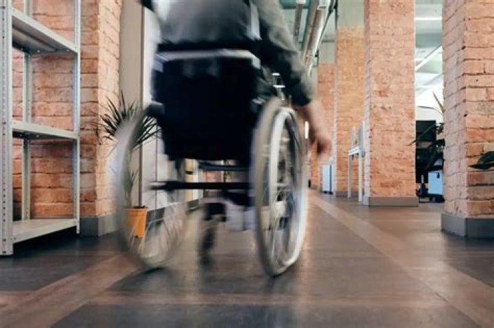 Why do wheelchairs have small front wheels?