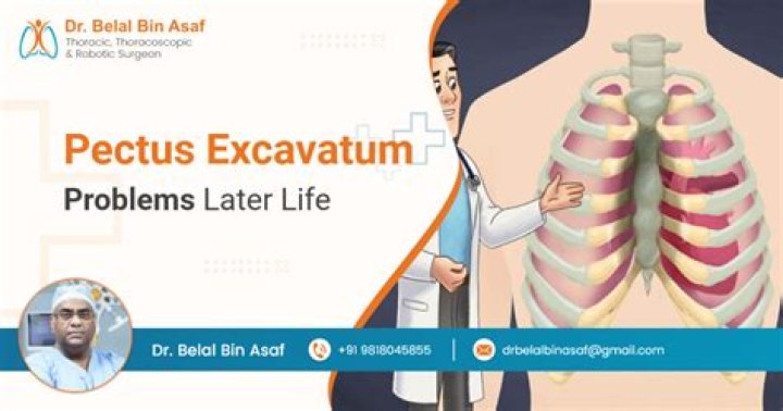 Why does pectus excavatum occur?