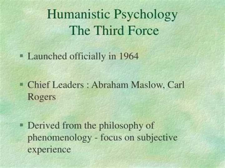 Why is humanistic psychology called the third force?