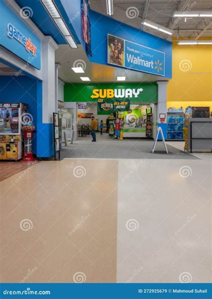 Why is subway in walmart?