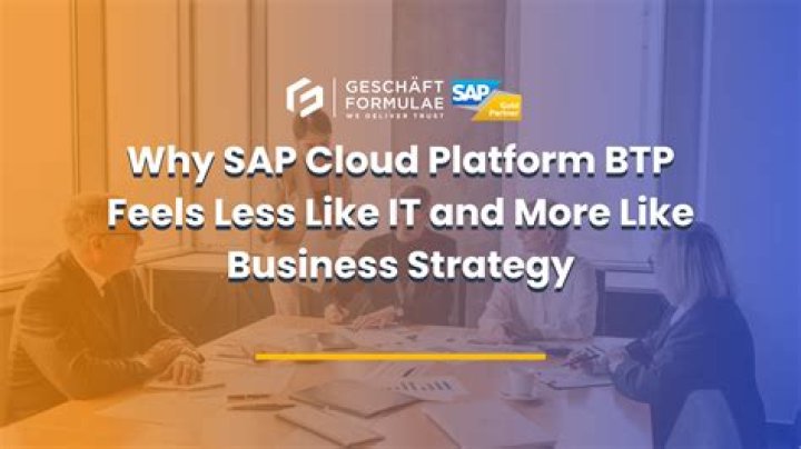 Why sap cloud platform?